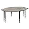 Regency I-Promise Desks, 24 D X 23-34 H, 60 W X Wood, Metal, Maple IP2SD6024PL - alternate 2